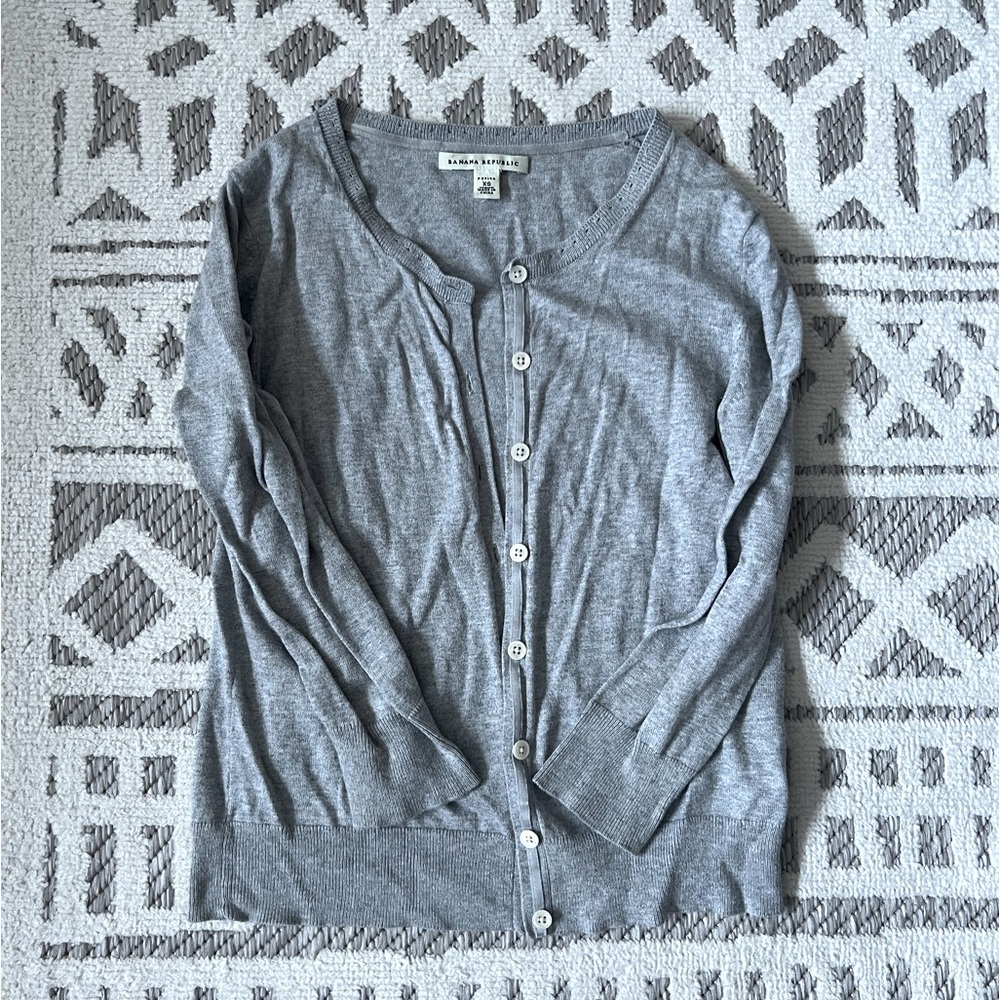 Banana Republic Gray Cardigan Sweater - Size XSP